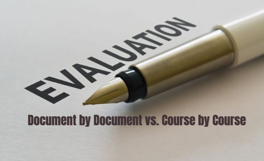 Unlocking Academic Borders: Navigating Document vs. Course Evaluation