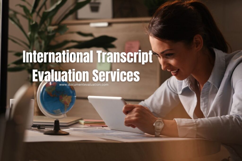 International Transcript Evaluation with Document Evaluation