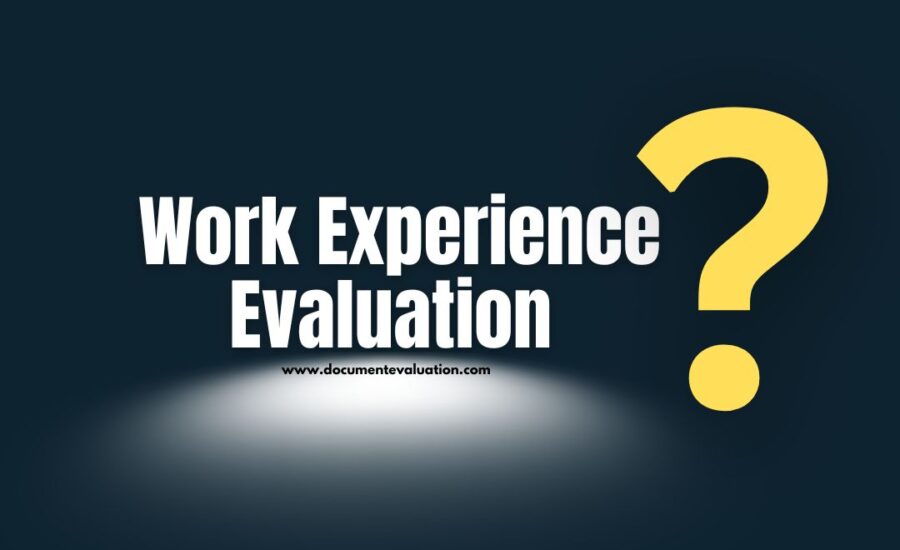 Understanding Work Experience Evaluation in the USA