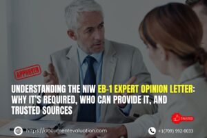 EB1- Expert opinion letter