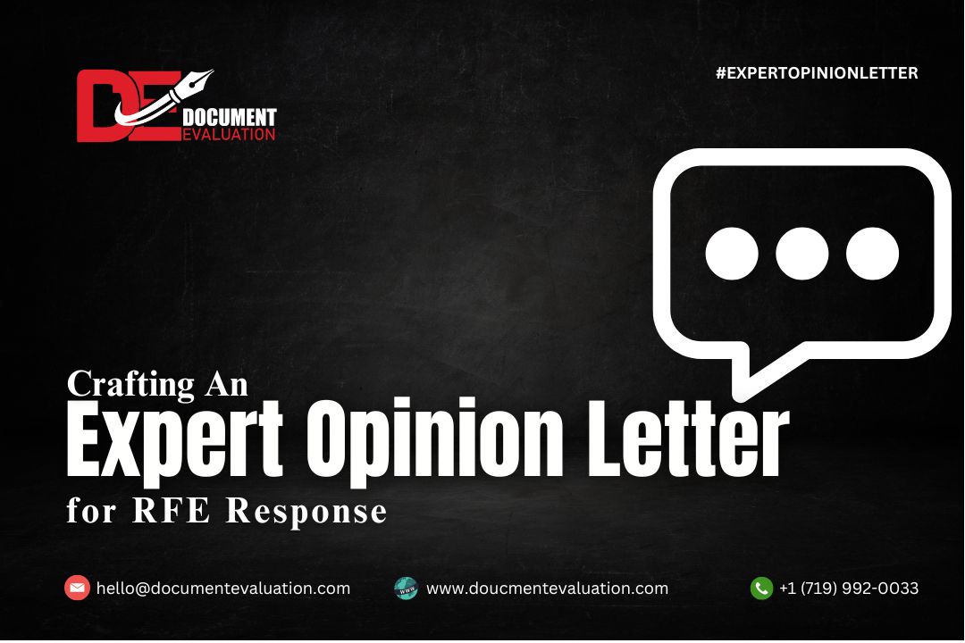 Expert Opinion Letters for RFE Response