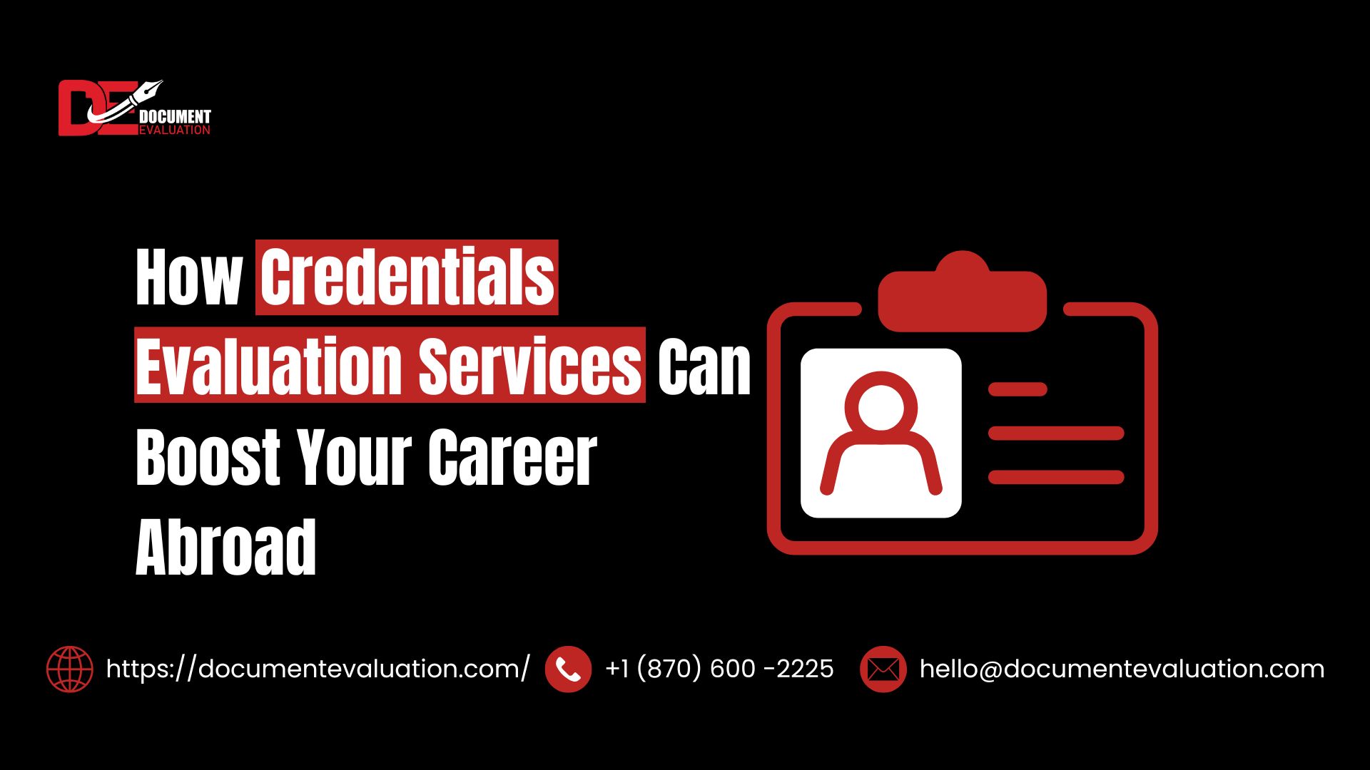 Credential Evaluation services