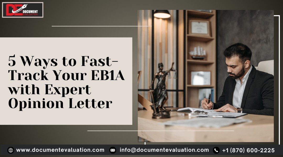 why an EB1A expert opinion letter matters for USCIS approval