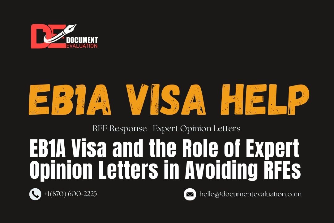 EB1A Visa Help