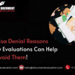 Infographic showing the top 12 visa denial reasons in 2025 and how proper credential and expert evaluations help applicants avoid these issues.