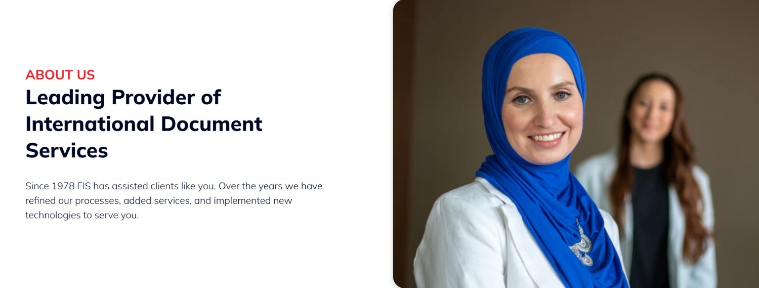 Foundation for International Services (FIS) expert opinion letters for RFEs