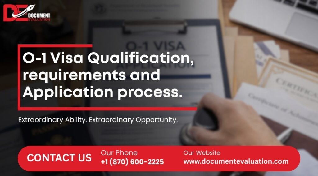 O-1 Visa Qualifications, Requirements, Application Process and Costs!!