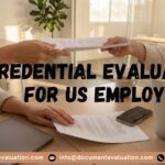 credential evaluation requirement for USA jobs showing degree equivalency and employment eligibility