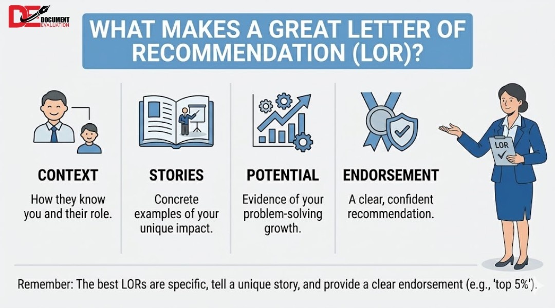elements of a strong letter of recommendation lor