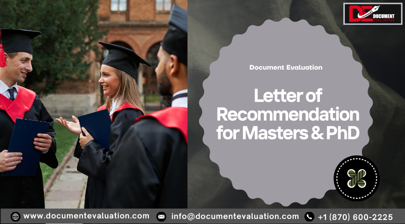 letter of recommendation for masters and phd admissions writing guide