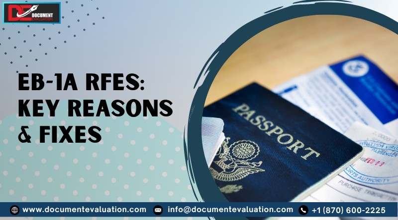 EB1A RFE reasons showing common USCIS issues and how to avoid request for evidence
