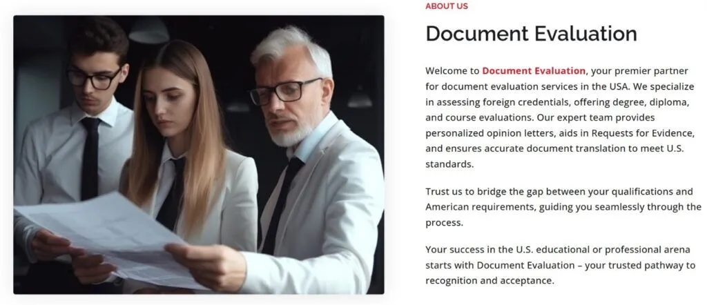 Document Evaluation O1 visa strategy showing expert opinion letters and profile assessment