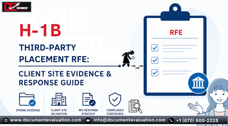 H-1B Third-Party Placement RFE: Complete Client Site Evidence & Response Guide (2026)