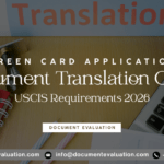 Green card document translation for USCIS