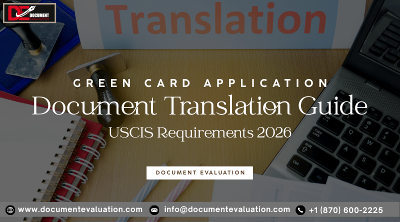 Green card document translation for USCIS