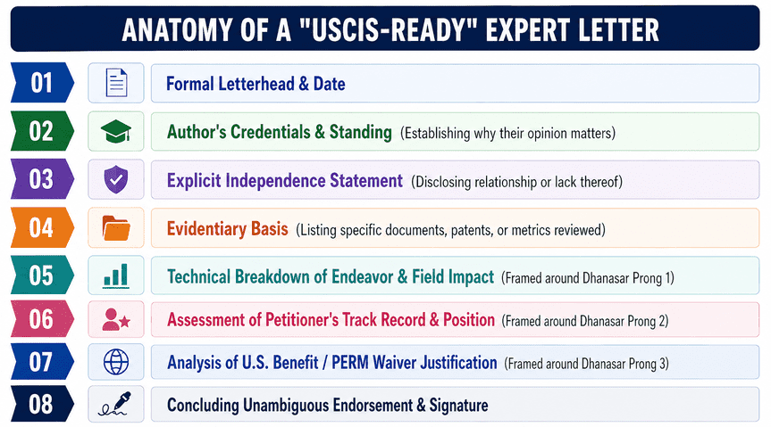 USCIS-ready expert opinion letter credibility