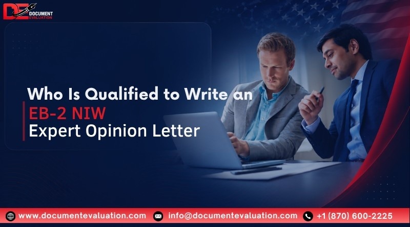 Who can write an EB-2 NIW expert letter
