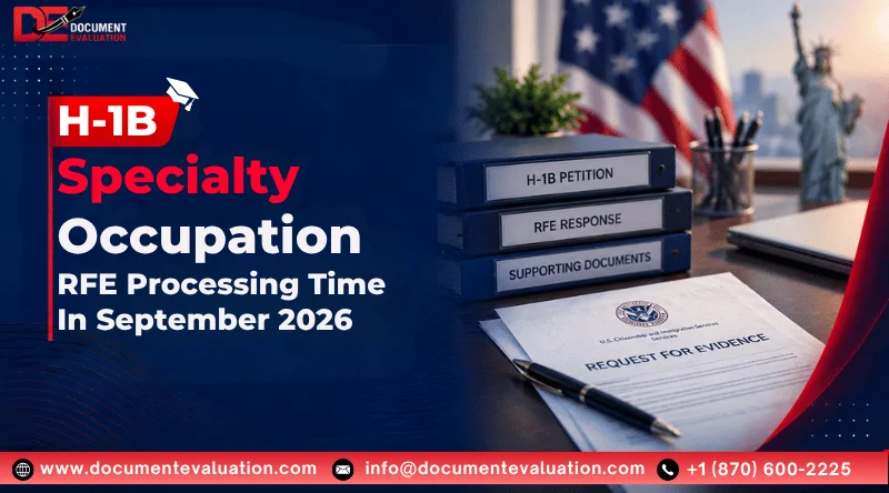 H-1B Specialty Occupation RFE Processing Time In September 2026