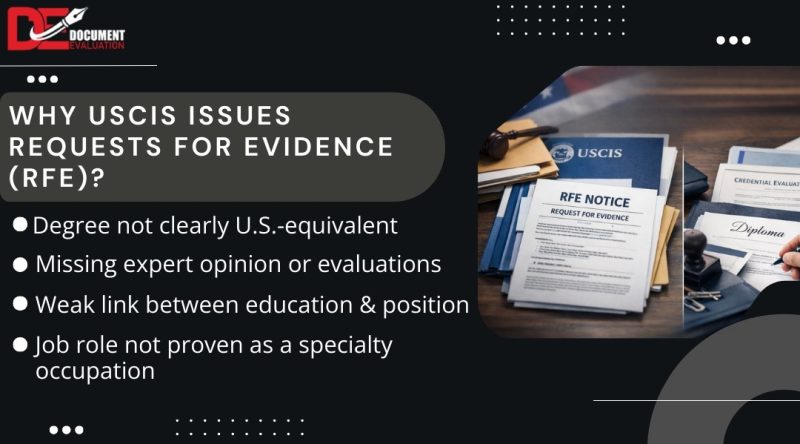 why USCIS issues a request for evidence and what it means